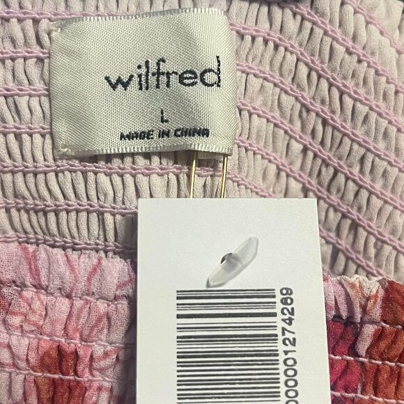 Aritzia - Wilfred grace dress Smocked square-neck midi dress - Picture 10 of 10